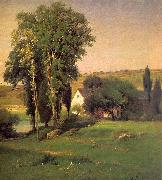 George Inness Old Homestead painting